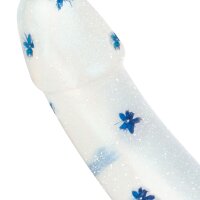 Easy Toys Dildo Collection Blossom Bliss Medium Dildo with Blue Flowers