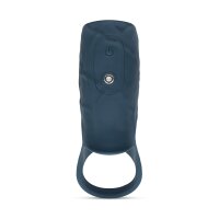 Boners vibrating penis sleeve blue 12.8 cm