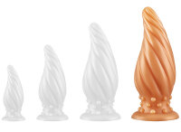 DarkSil Plug Spiral Pik XL 21 x 8 cm Gold