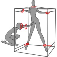 Secret Dome Kink Club Cabin Scandale Black & Red