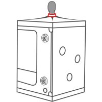 Secret Dome Kink Club Cabin Scandale Black & Red