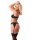 Amorable by Rimba - 1/2 Cup Bra with G-string, Suspenders and Stockings Schwarz S - L