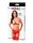 Amorable by Rimba - Halbschalen BH mit G-String, Strumpfhalter und Strümpfen Rot S - L