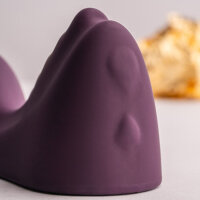 Rocks Off Ruby Glow sit-on vibrator purple