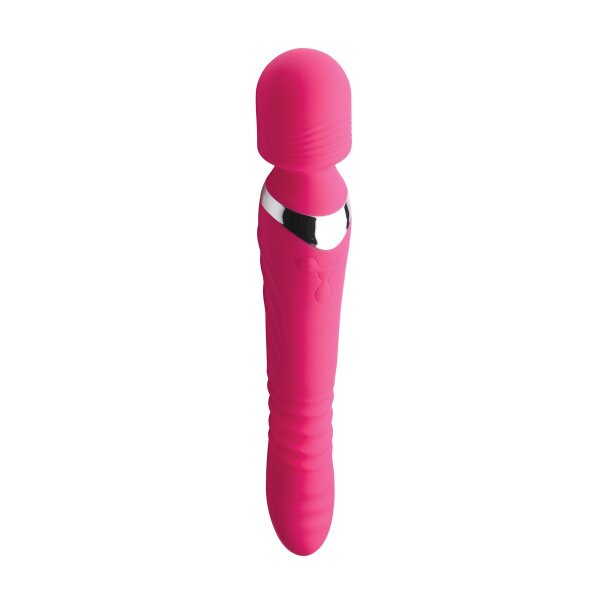 XR Brands INMI Ultra Thrust-Her Vibrating Wand Vibrator 27,3 cm Pink