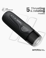 IY Egor Trusting & Rotating Masturbator, App-Gesteuert Schwarz