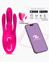 IY Derek Vibrator with Finger Motion and App Control Pink...