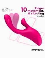 IY Derek Vibrator with Finger Motion and App Control Pink 18 cm Ø 5.5 cm