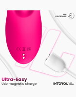 IY Derek Vibrator with Finger Motion and App Control Pink 18 cm Ø 5.5 cm