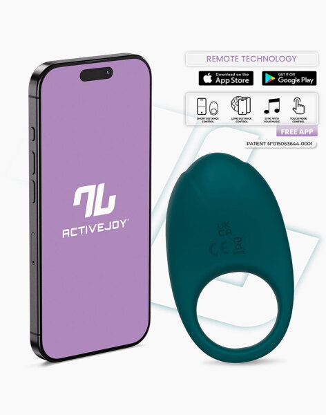 IY Ringo Vibrating Ring with App Control Green Ø 4.8 cm