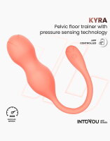 IY Kyra Pelvic Floor Trainer with App Control Orange Ø 3 cm