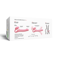 Strap-On-Me flexible strap-on dildo pink 15.7 cm