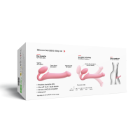 Strap-On-Me Biegsamer Strap-On Dildo Pink 14,7 cm