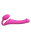 Strap-On-Me flexible strap-on vibrator with remote control pink 20 cm