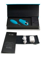 DORR Spot Duo Vibrating Egg with Remote Turquoise 8.5 cm Ø 4.4 cm
