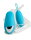 DORR Spot Duo Vibrating Egg with Remote Turquoise 8.5 cm Ø 4.4 cm