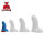 Fuck & Fist Buri S Dildo Blau 15,5 cm Ø 6 cm