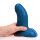 Fuck & Fist Buri M Dildo Blau 19 cm Ø 7,5 cm