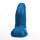Fuck & Fist Buri M Dildo Blau 19 cm Ø 7,5 cm