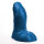 Fuck & Fist Buri L Dildo Blau 22,5 cm Ø 9 cm