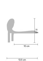 XOCOON Couples Slimline Vibratorring 11 cm Blau