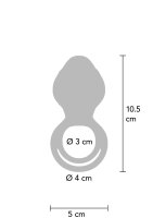 XOCOON Couples Slimline Vibratorring 11 cm Blau