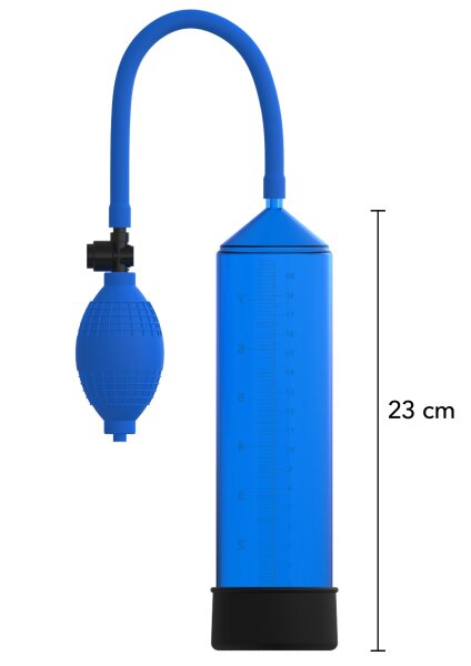 Hidden Desire Starter Penis Pump Blue