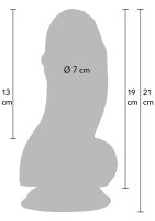 Hidden Desire Fat Boys Dildo PVC 21 cm Black