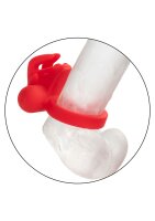 CalExotics The Matador Rechargeable Vibrating Penis Ring Red Ø 3.8 cm