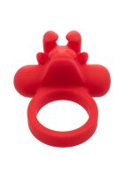 CalExotics The Matador Rechargeable Vibrating Penis Ring Red Ø 3.8 cm
