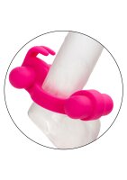 CalExotics Rockin Rabbit Rechargeable Vibrating Penis Ring Pink Ø 3.8 cm