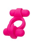 CalExotics Rockin Rabbit Rechargeable Vibrating Penis Ring Pink Ø 3.8 cm