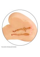 CalExotics Stroke It Side Banger masturbator beige