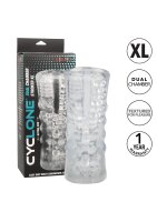 CalExotics Dual Chamber Stroker XL 24,25 cm Clear