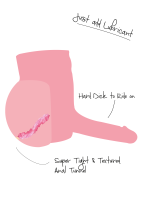 Hidden Desire Ride My Hard Dick 4,5 kg Braun