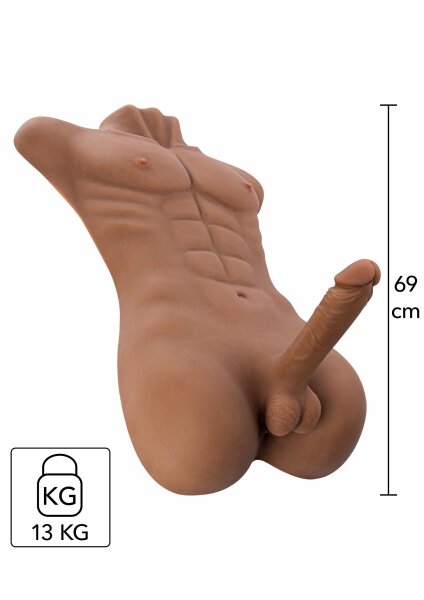 Hidden Desire Dude Fuck Me! 13 kg 69 cm Braun