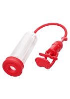 CalExotics Magnified Pump Penispumpe Rot 21,5 cm Ø 7 cm