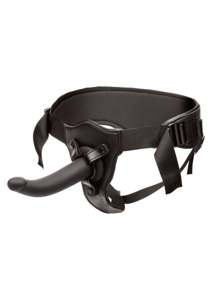 CalExotics Strap-On Dildo with Harness Black 17.8 cm Ø 4.5 cm Waist 165 cm