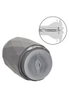 CalExotics Vibro Squeeze Pussy 16,5 cm Schwarz