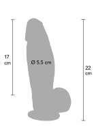 Hidden Desire Ultra Realistic Dildo Silicone 22 cm Skin