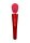Caresse Compact Wand Massager 25 cm Rot