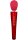 Caresse Compact Wand Massager 25 cm Rot