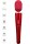 Caresse Pro Wand Massager 30 cm Red
