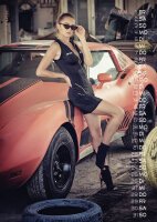 PIN-UP Kalender Oldtimer and Girls 2026