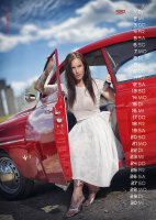 PIN-UP Kalender Oldtimer and Girls 2026
