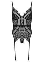 KOTEK Corset And Thong CO102 Black S/M