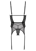 KOTEK Corset And Thong CO102 Black S/M