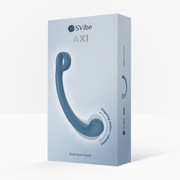 SNAIL VIBE AXI Varita Spot con Movimiento de Dedos Azul Laguna