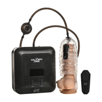 XR Brands El Milker Stamina Estimulador Automático de Vibración y Succión Transparente