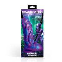 XR Brands Octophallus Silicone Dildo Purple/Blue 17,8 cm
